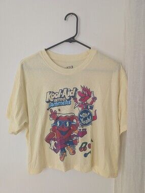 Retro Jammers Graphic Kids Tee Creamy Yellow Mellow